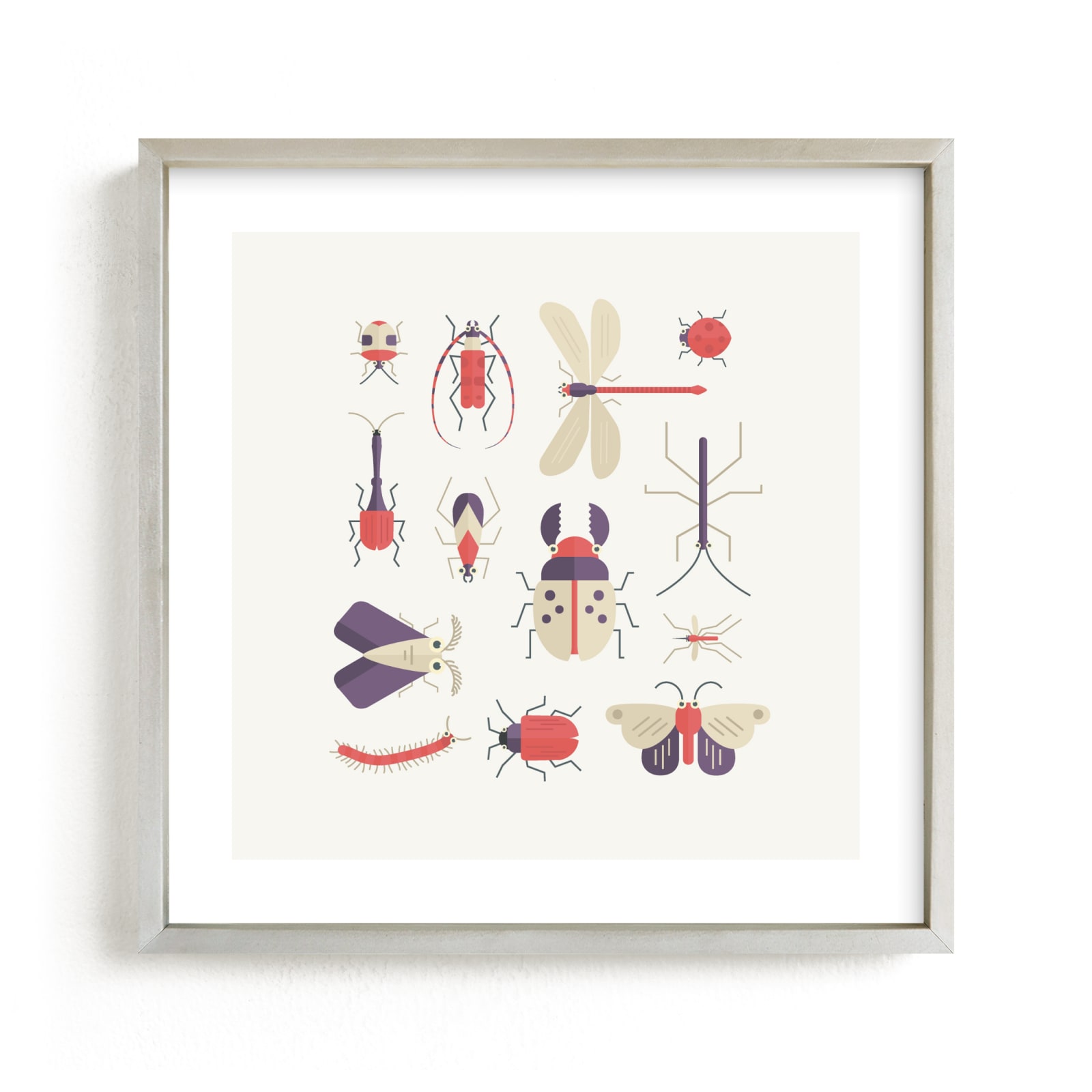 "Bugs Squared" - Limited Edition Art Print by Dawn Jasper in beautiful frame options and a variety of sizes.