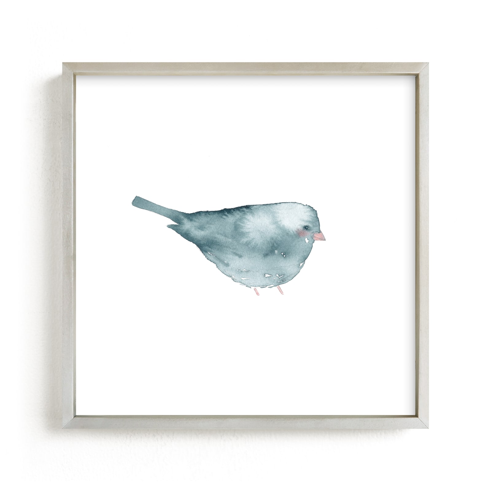 "Blushing Bird 2" - Limited Edition Art Print by Renee Anne Bouffard-McManus in beautiful frame options and a variety of sizes.