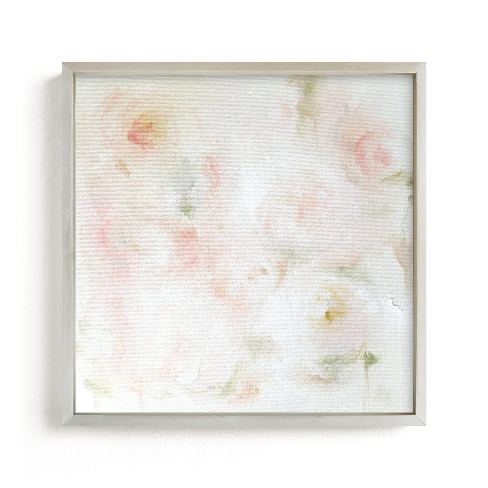 "Rosa Blanca" - Art Print by Nicoletta Savod in beautiful frame options and a variety of sizes.