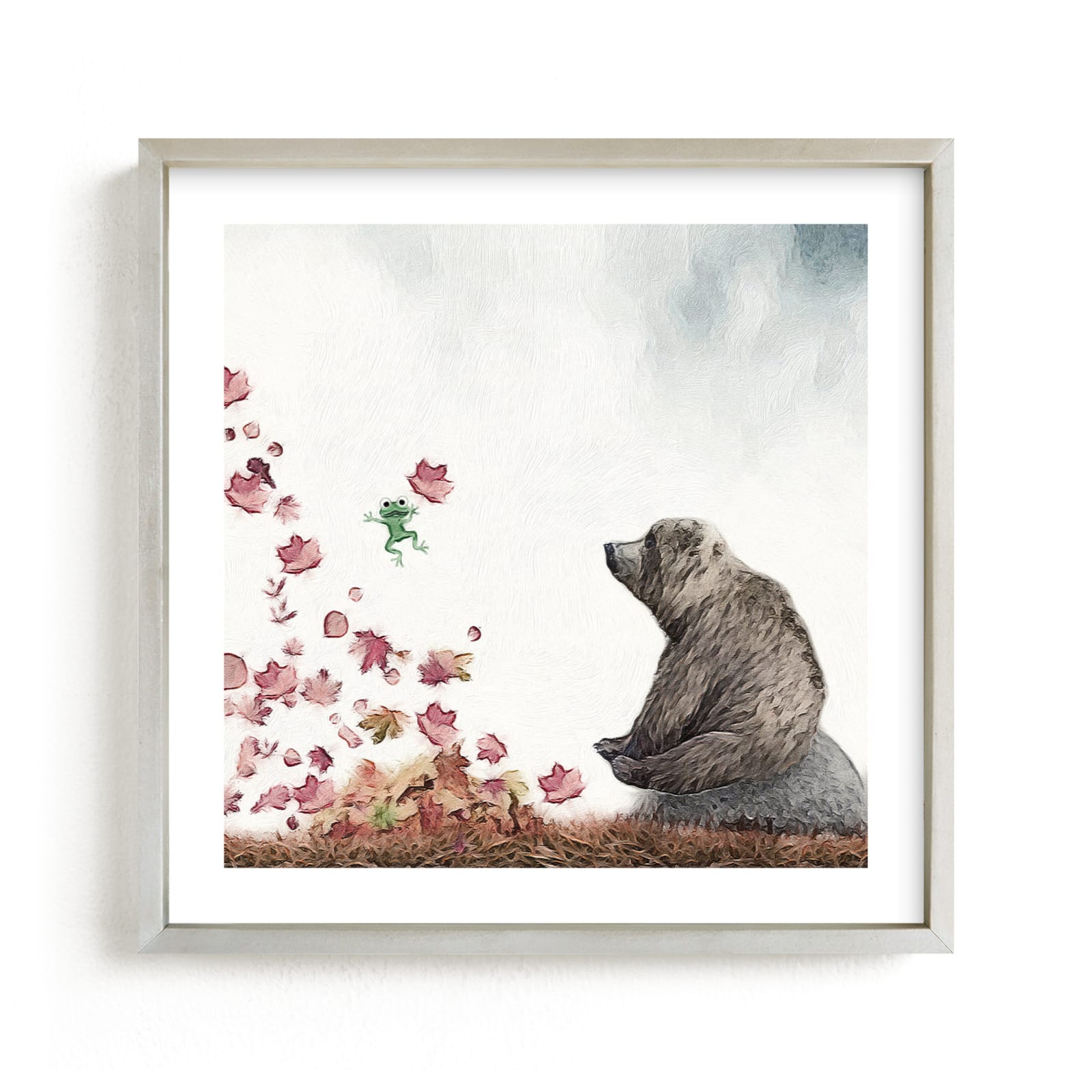 "Might as well Jump!" - Art Print by Maja Cunningham in beautiful frame options and a variety of sizes.