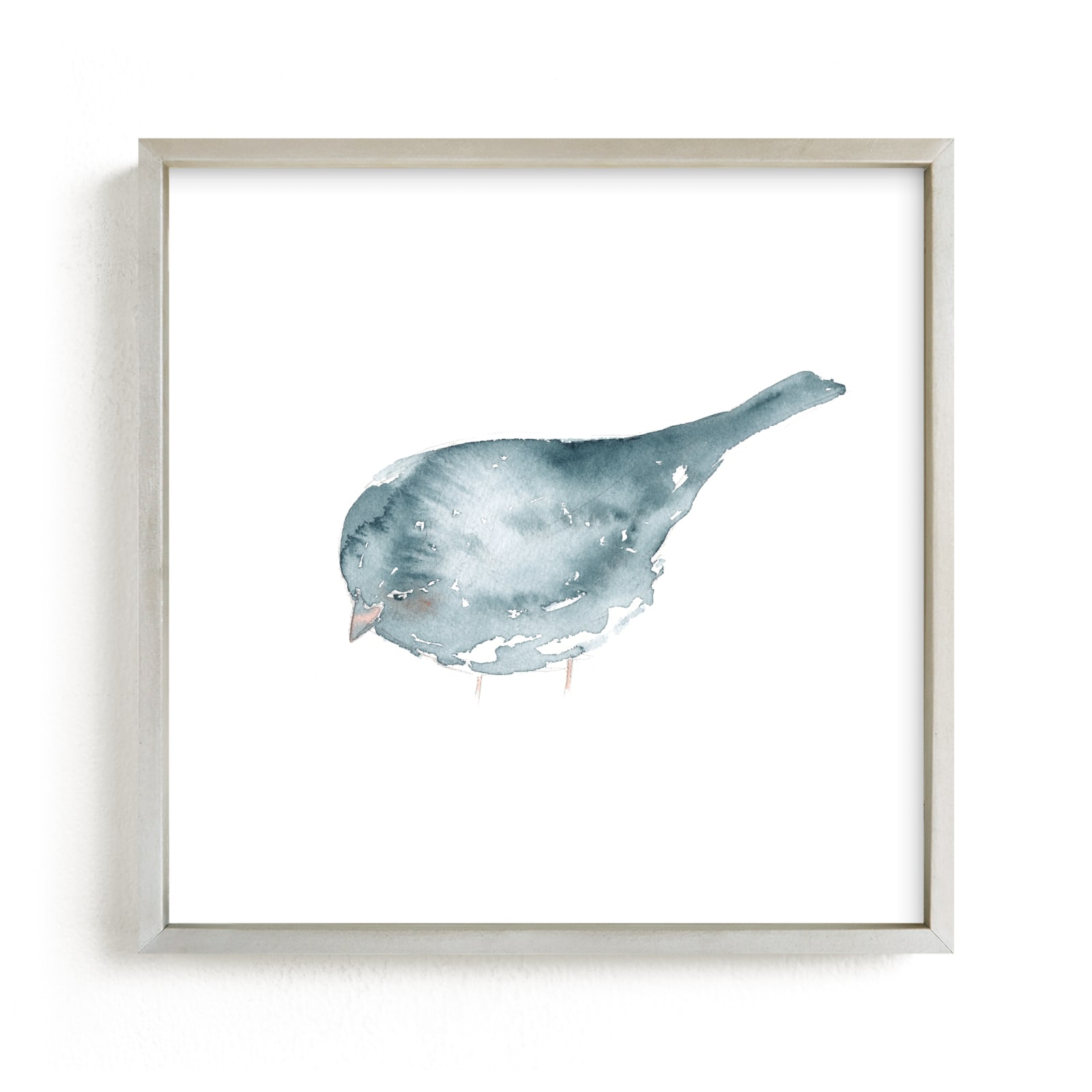 "Blushing Bird 1" by Renee Anne Bouffard-McManus in beautiful frame options and a variety of sizes.