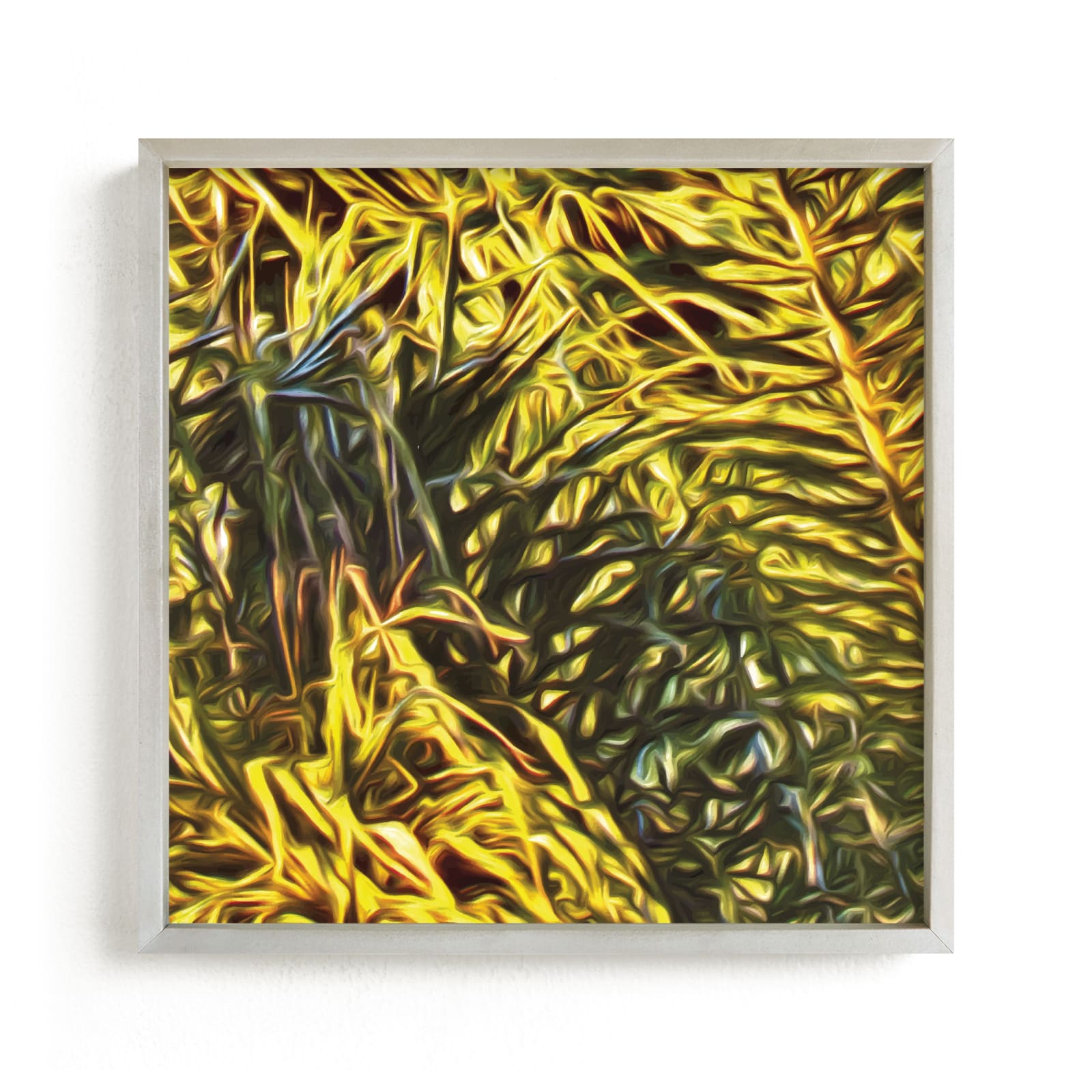 "Palm Tree Fronds" by Mariecor Agravante in beautiful frame options and a variety of sizes.
