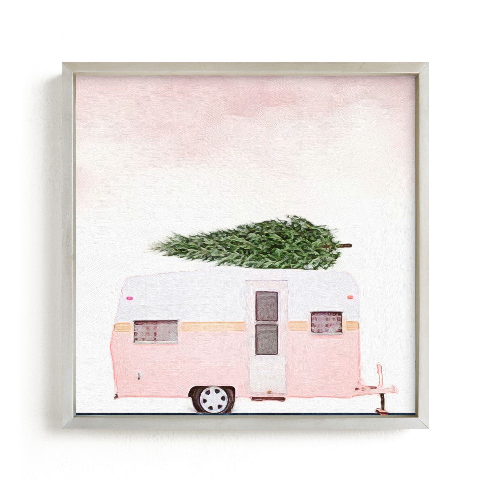 "Cotton Candy Christmas" by Maja Cunningham in beautiful frame options and a variety of sizes.