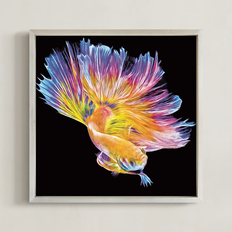 "Betta World" by Mariecor Agravante in beautiful frame options and a variety of sizes.