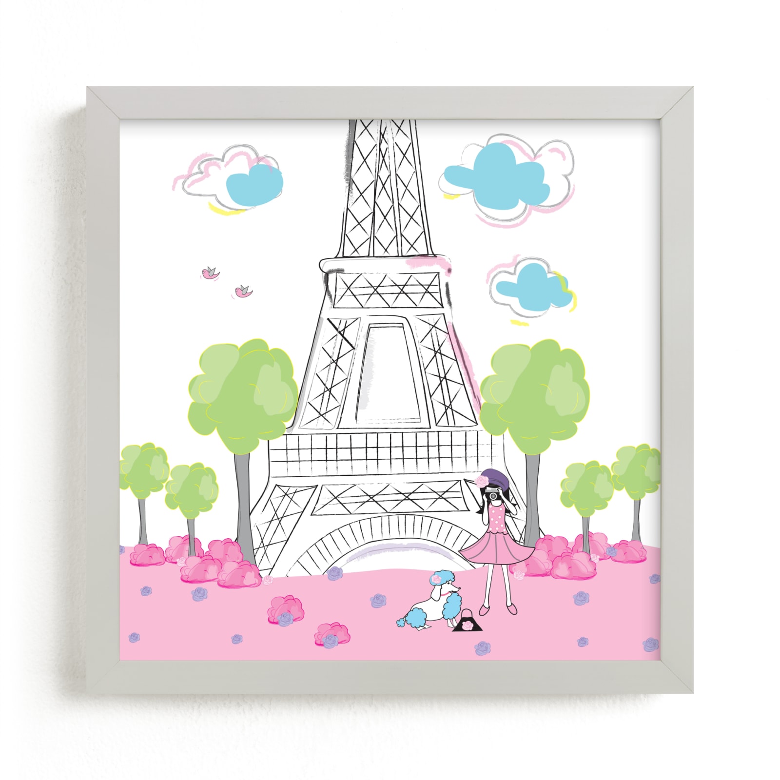 "Paris Art Print 1" - Art Print by Rebecca Marchese in beautiful frame options and a variety of sizes.