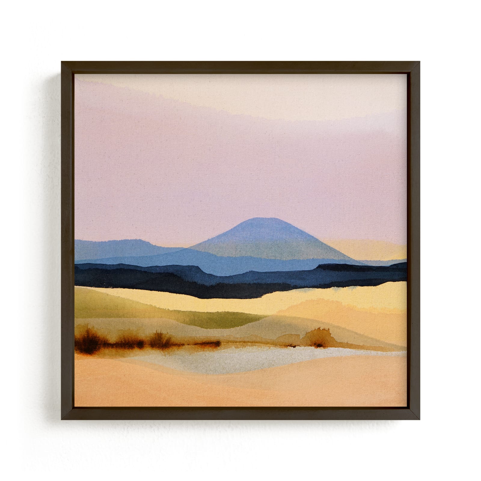 "Violet Desert Breeze" - Limited Edition Art Print by Shina Choi in beautiful frame options and a variety of sizes.