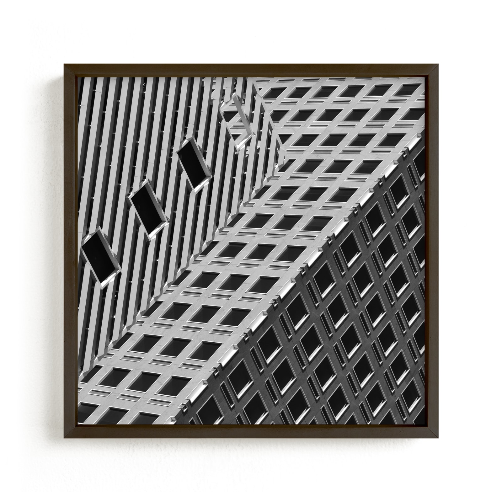 "Squares and Lines" - Limited Edition Art Print by Brian Collins in beautiful frame options and a variety of sizes.
