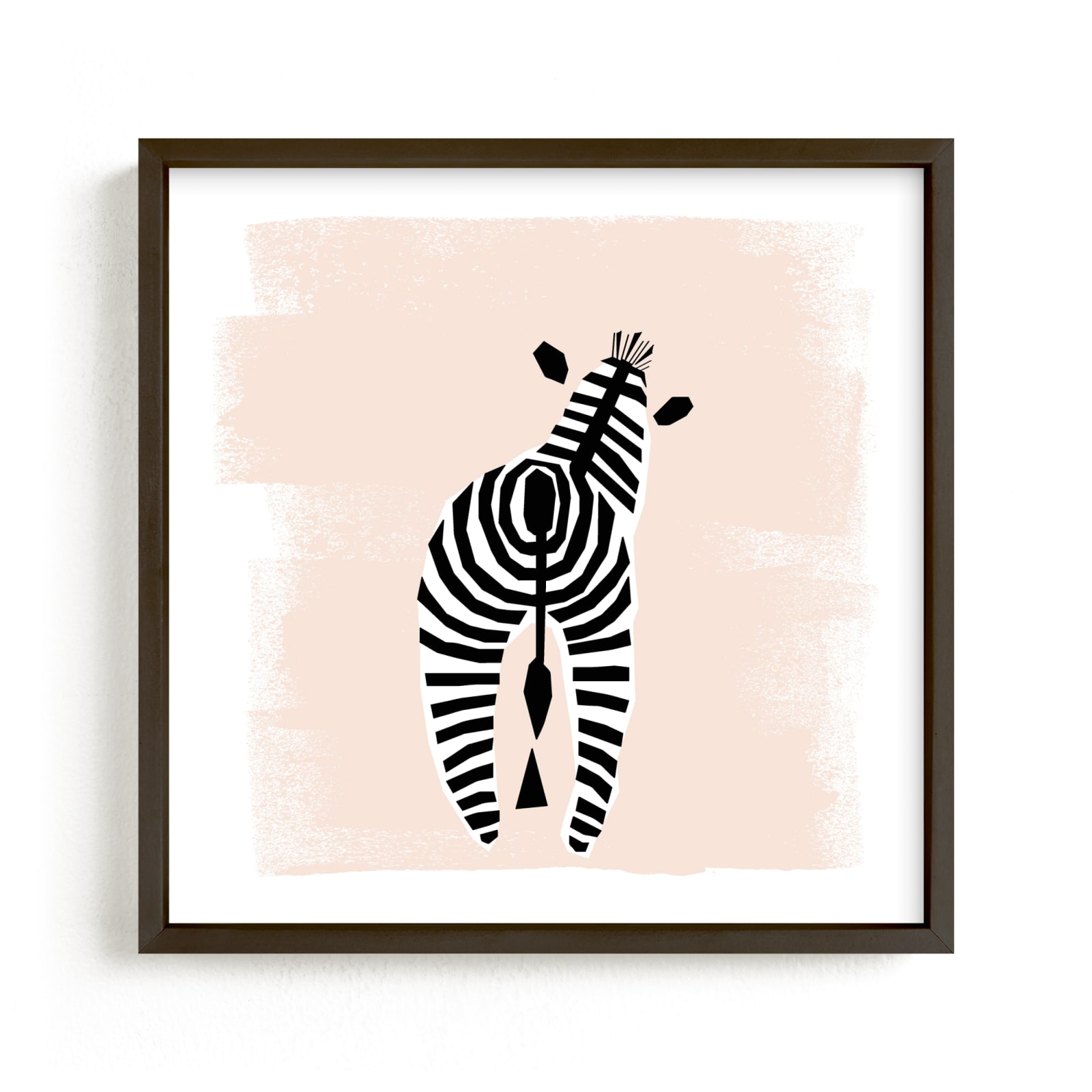 "Wild Stripes No.1" - Limited Edition Art Print by Nazia Hyder in beautiful frame options and a variety of sizes.