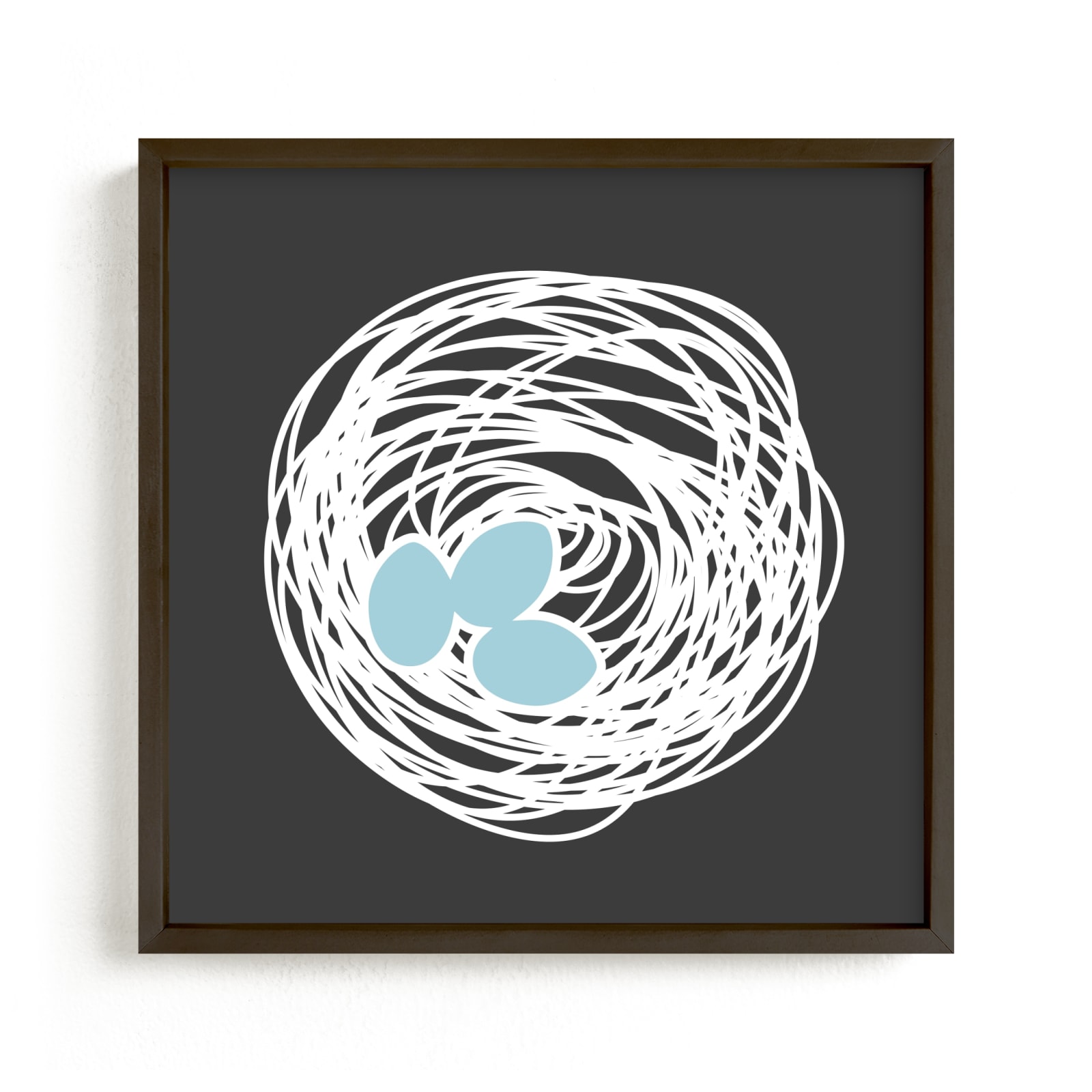 "New Nest Solo" - Art Print by Janelle Wourms in beautiful frame options and a variety of sizes.