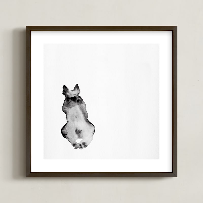 "Waiting Ted " - Art Print by jinseikou in beautiful frame options and a variety of sizes.