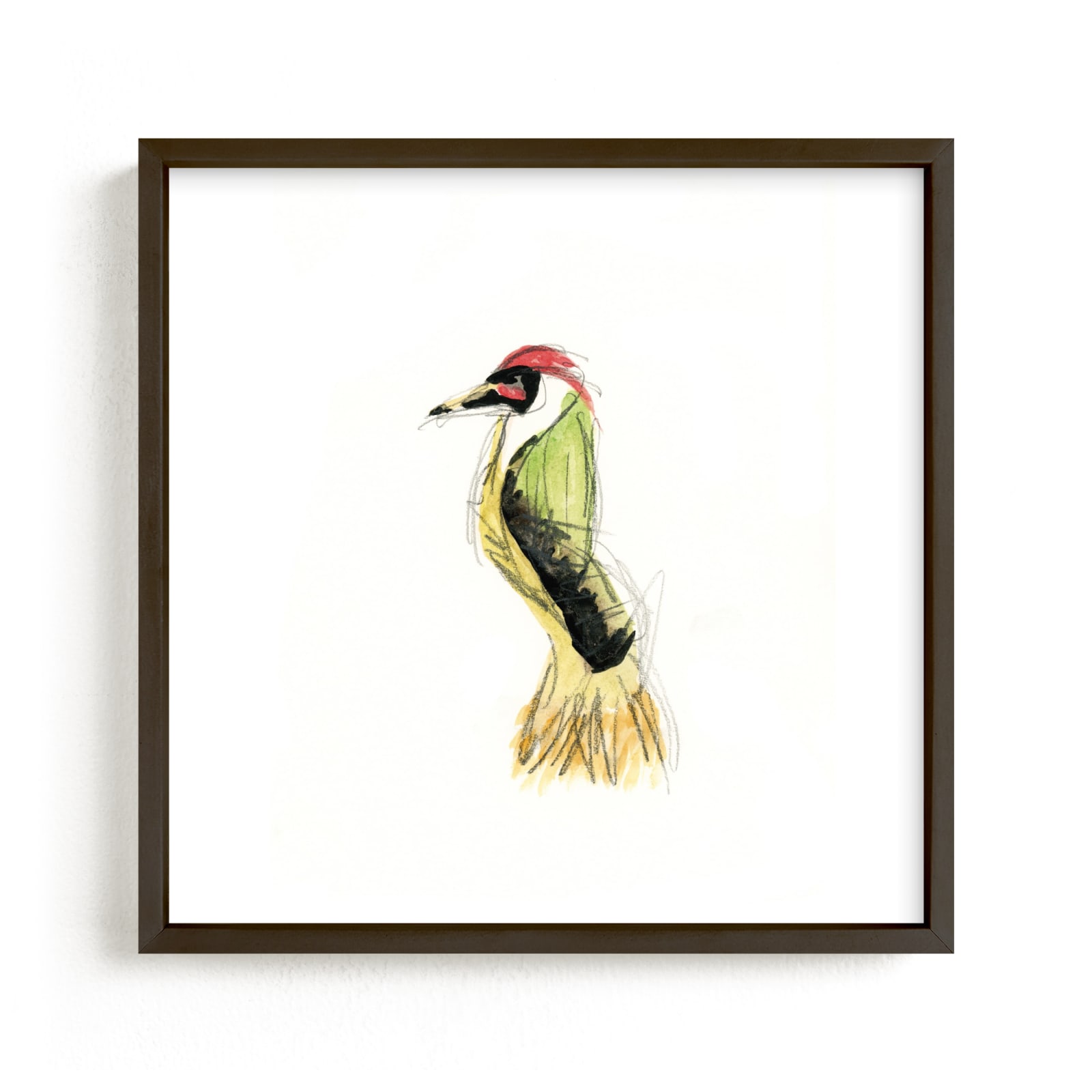 ""Wild Thing" Bird" - Art Print by Mande Calhoun in beautiful frame options and a variety of sizes.
