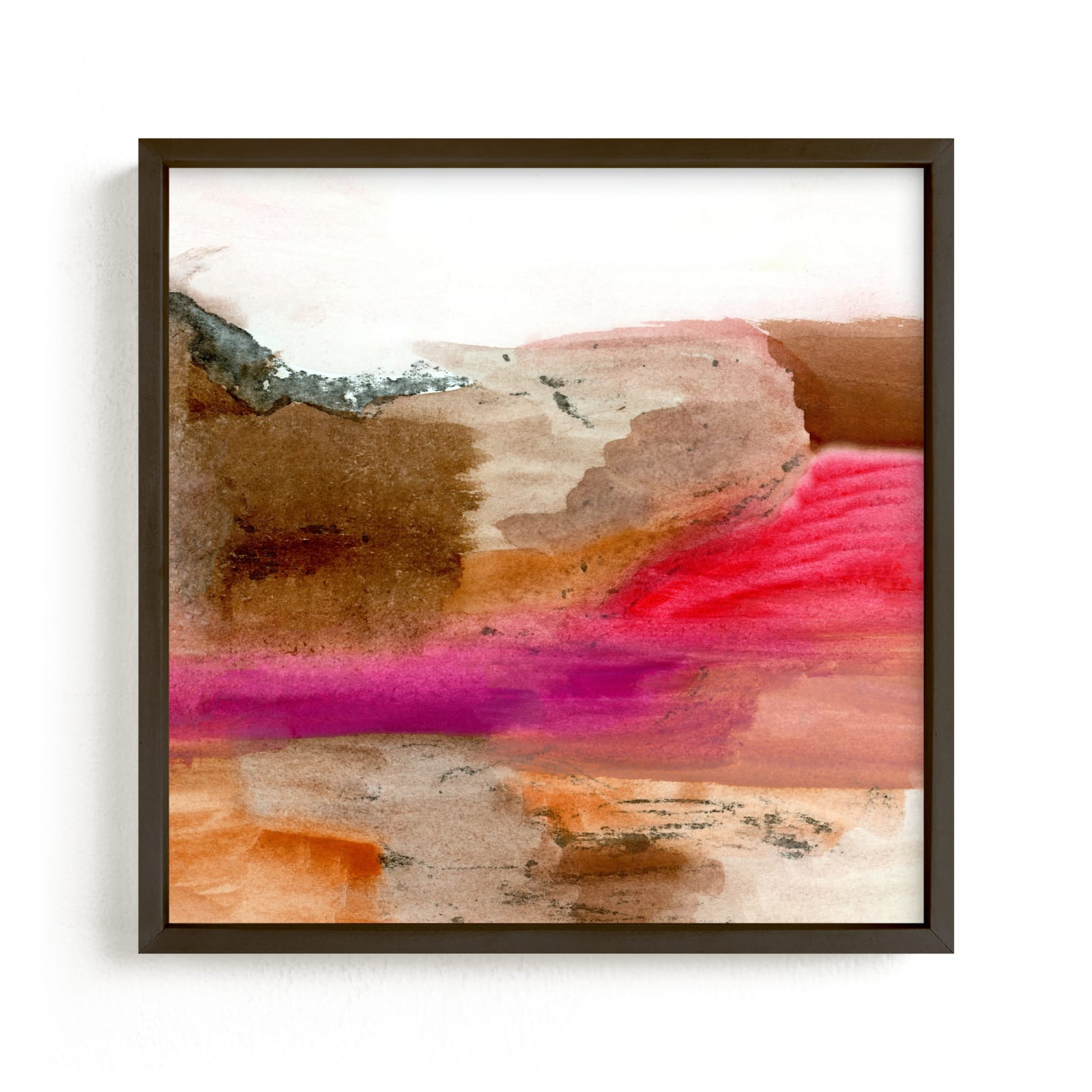 "Pink Desert" by Mande Calhoun in beautiful frame options and a variety of sizes.