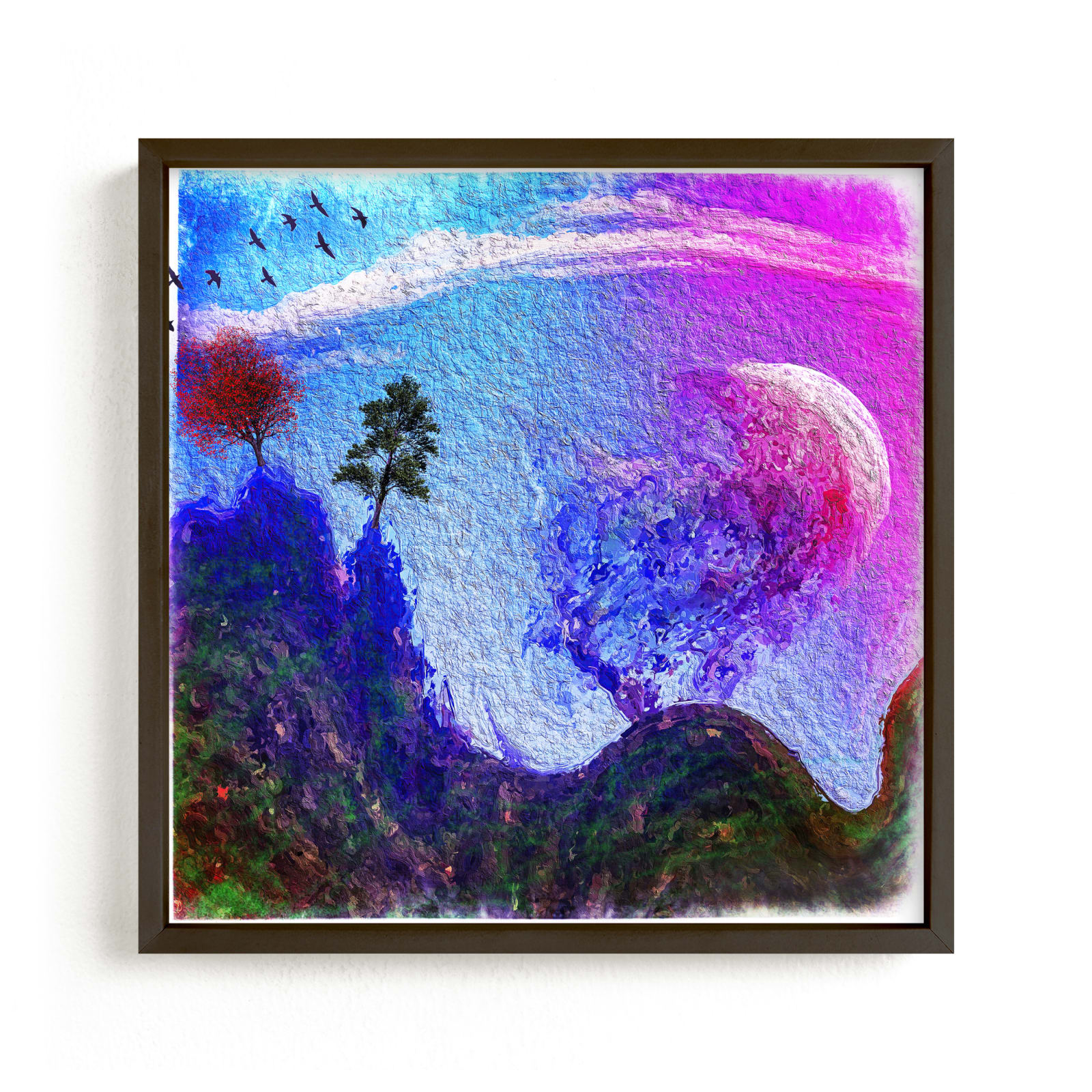 "Our World Is Surreal" by Andy Mars in beautiful frame options and a variety of sizes.