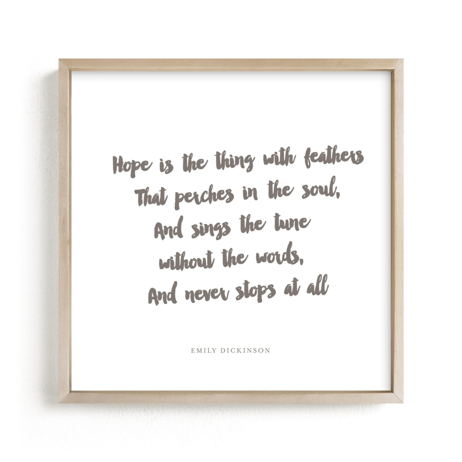 "Your Favorite Poem As An Art Print" - Completely Custom Art by Minted in beautiful frame options and a variety of sizes.