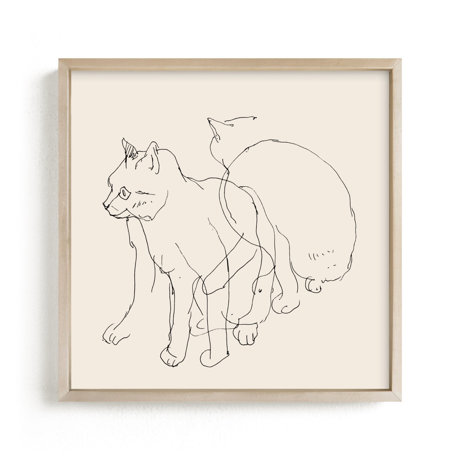 "Sketches after cat II" - Limited Edition Art Print by Catilustre in beautiful frame options and a variety of sizes.