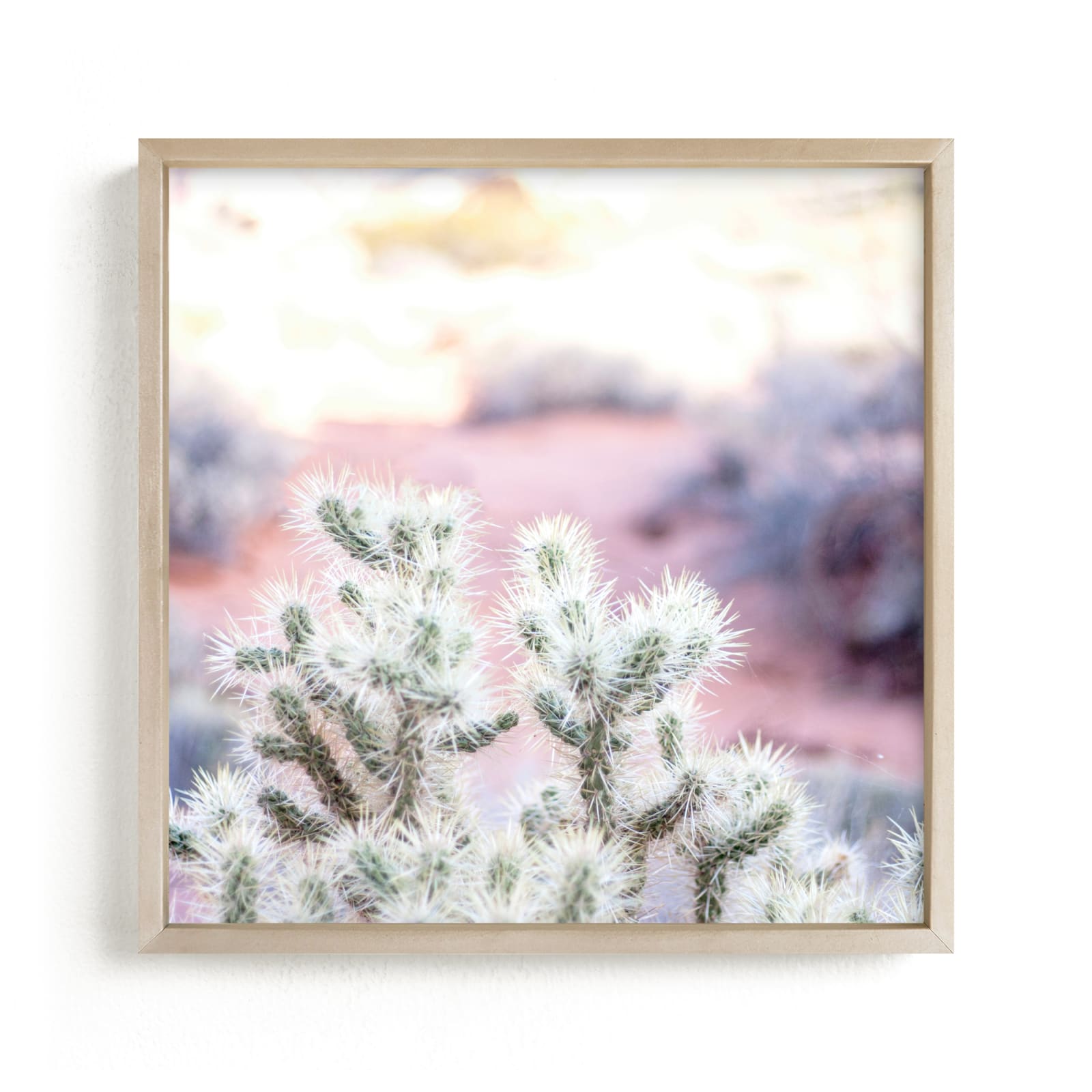 "Hello Cactus" - Limited Edition Art Print by Jamie Lollback in beautiful frame options and a variety of sizes.
