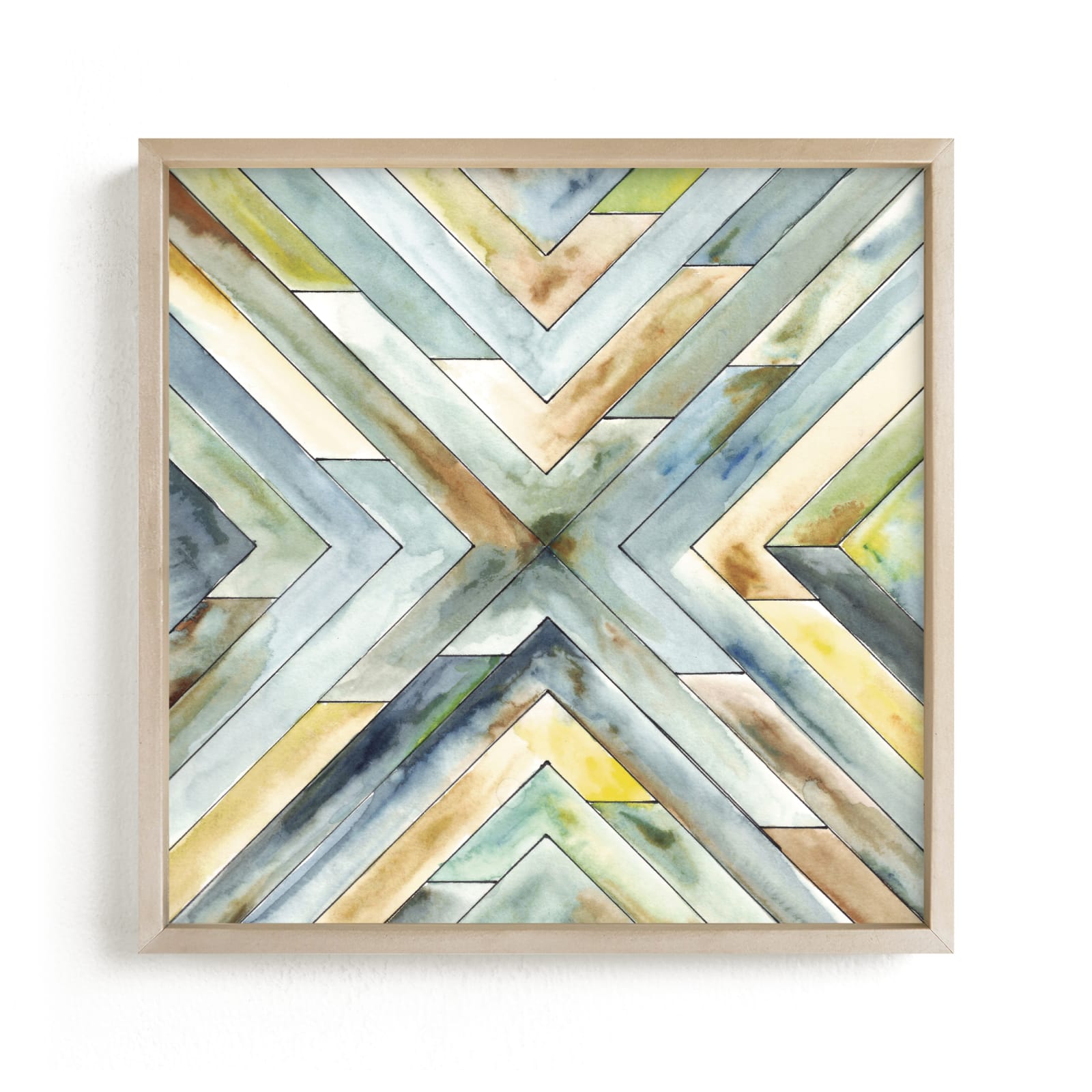 "Angular Organic" - Grownup Open Edition Non-custom Art Print by Jennifer Morehead in beautiful frame options and a variety of sizes.