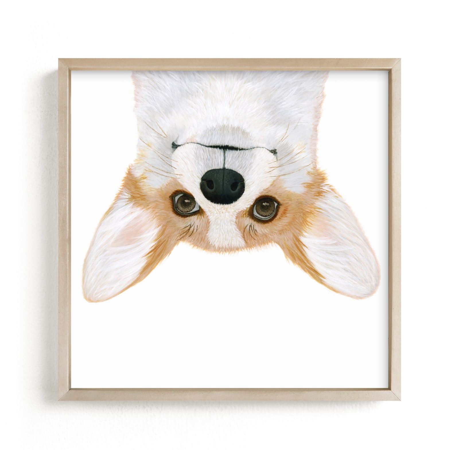 "just being a corgi" - Limited Edition Art Print by Deborah Chou in beautiful frame options and a variety of sizes.