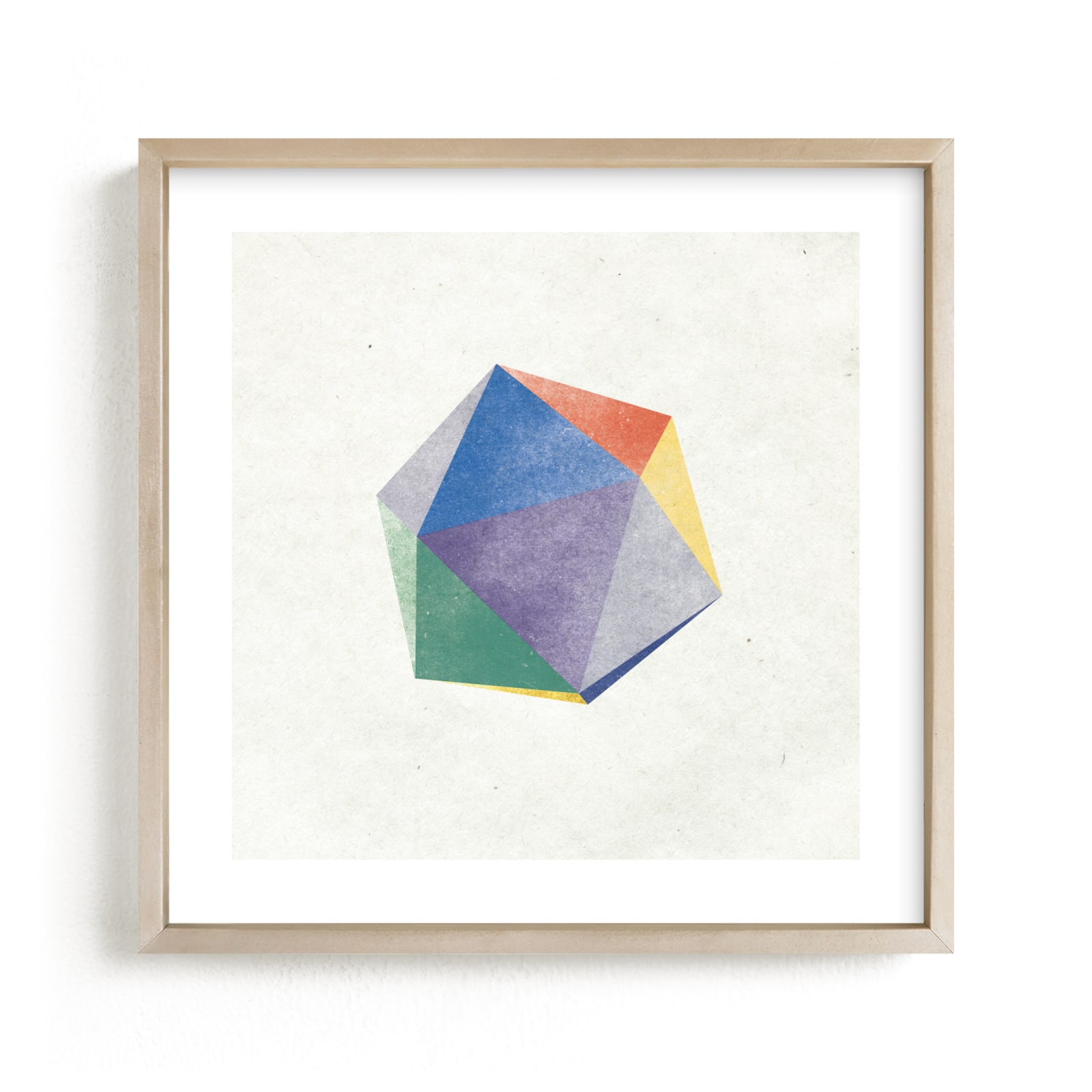 "dreamy icosahedron" - Limited Edition Art Print by Sumak Studio in beautiful frame options and a variety of sizes.