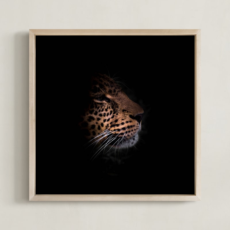 "Siri The Leopard" by David Michuki in beautiful frame options and a variety of sizes.