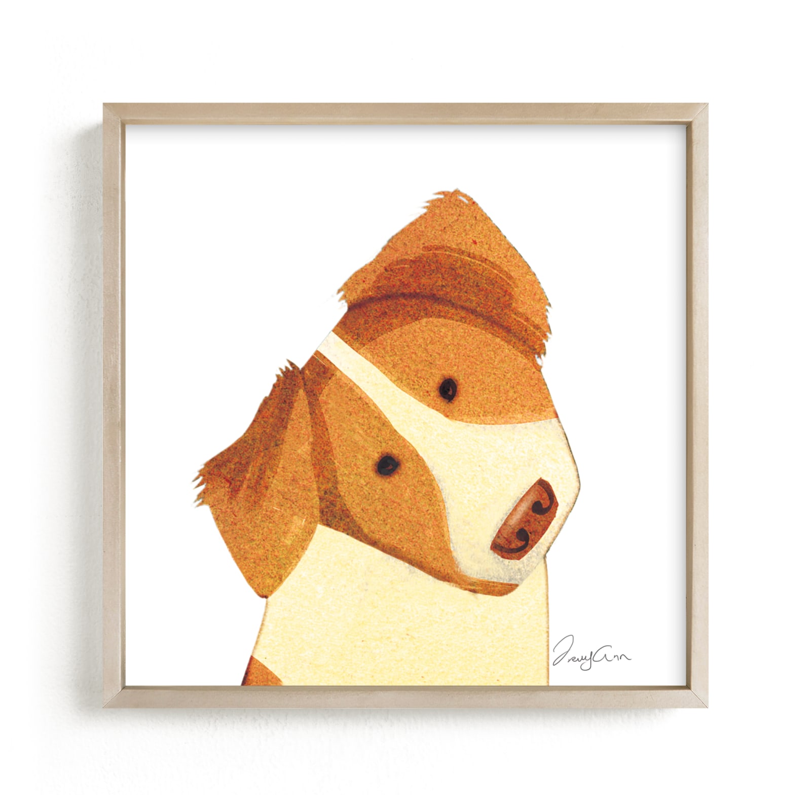 "Pup" by Tracy Ann in beautiful frame options and a variety of sizes.