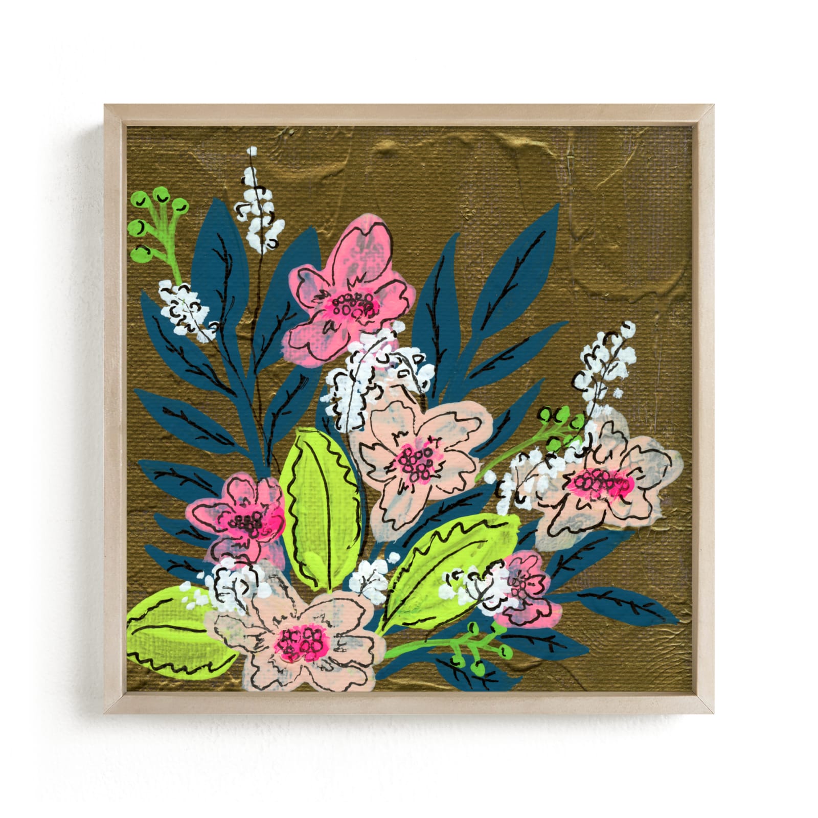 "Vivid Flora I" by Calee A.H. Cecconi in beautiful frame options and a variety of sizes.