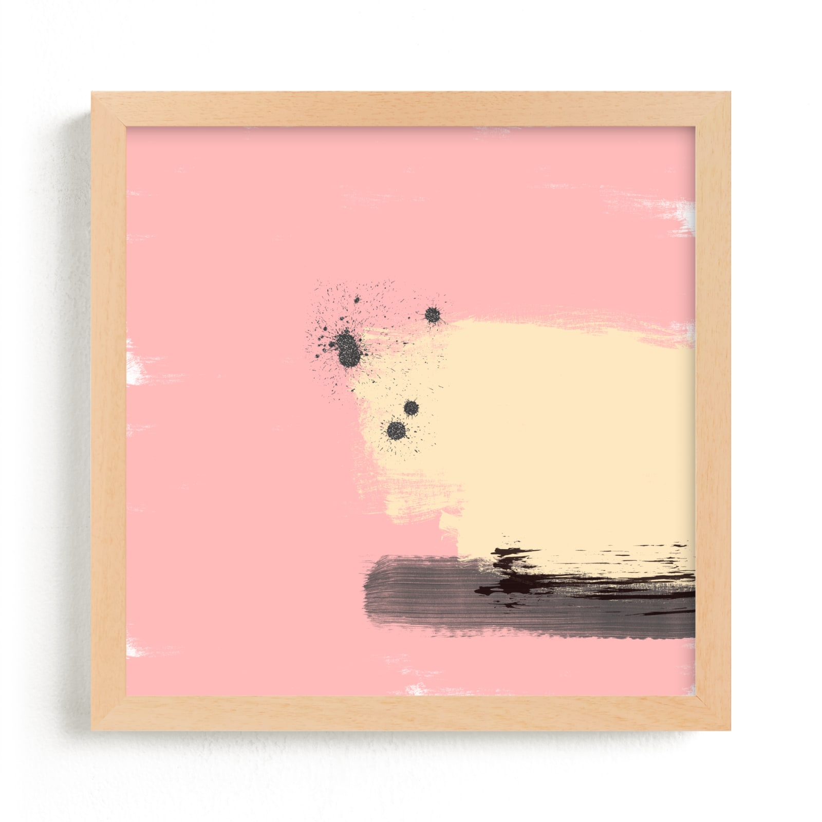"Think Pink" - Limited Edition Art Print by Juliana Zimmermann in beautiful frame options and a variety of sizes.