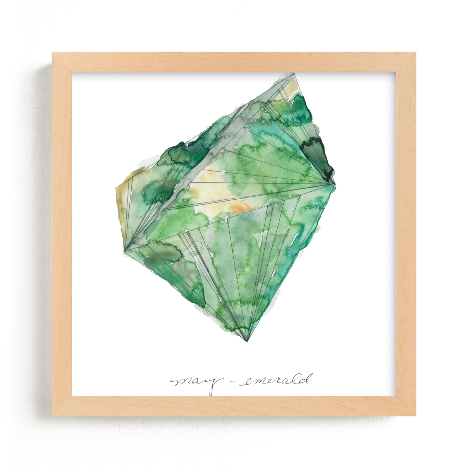 "May - Emerald" - Limited Edition Art Print by Naomi Ernest in beautiful frame options and a variety of sizes.