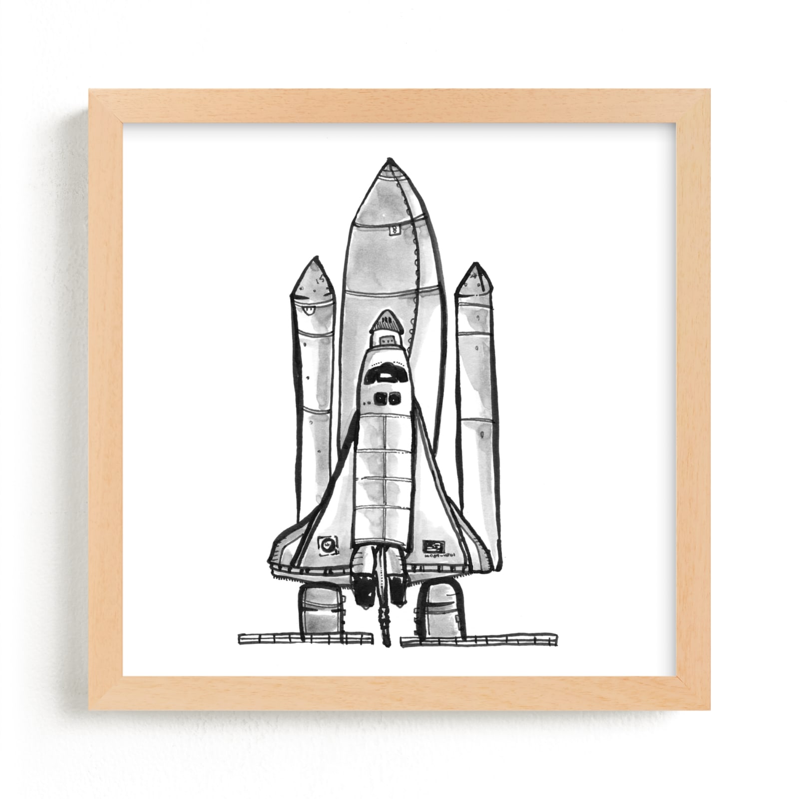 "Blast Off!" - Open Edition Fine Art Print by Heather Rothnie in beautiful frame options and a variety of sizes.