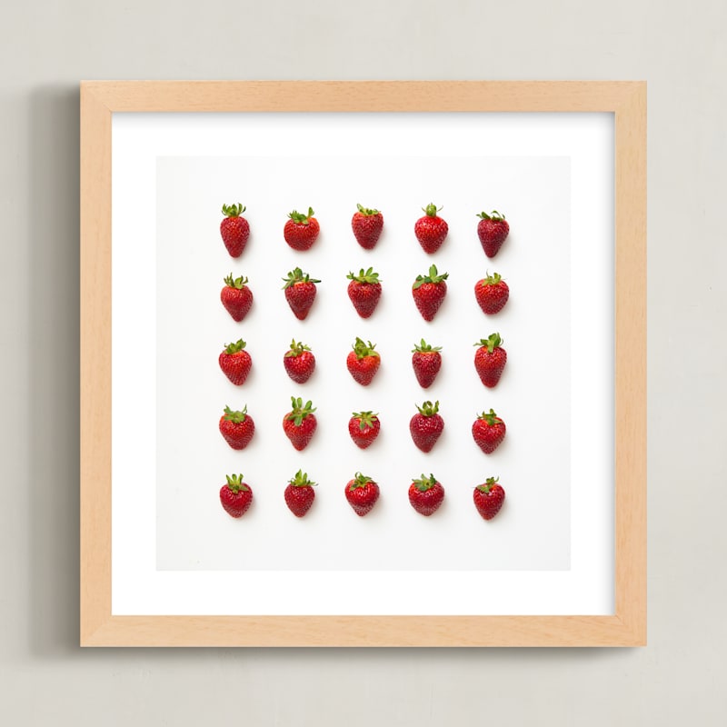 "Strawberries" - Limited Edition Art Print by Heather Deffense in beautiful frame options and a variety of sizes.