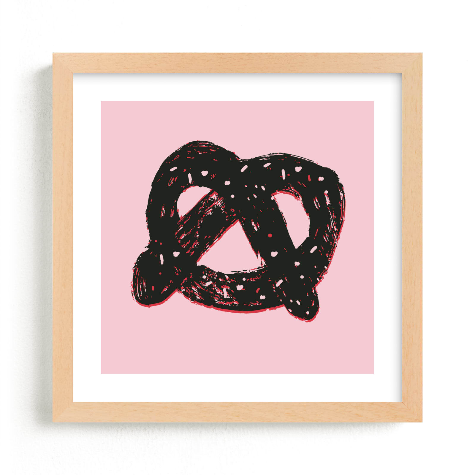 "Pretzel" - Limited Edition Art Print by Jordan Sondler in beautiful frame options and a variety of sizes.