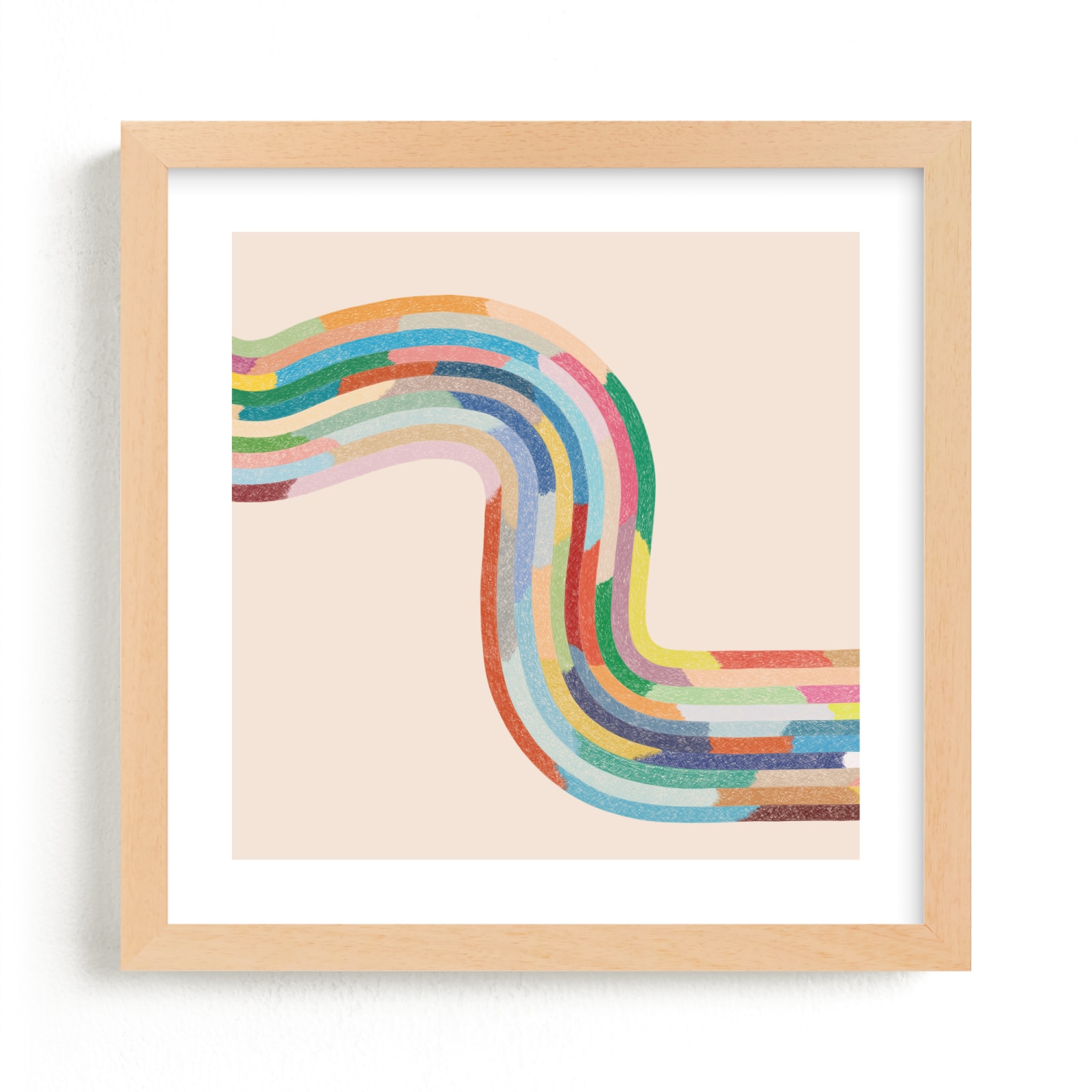 "Rainbow River" - Limited Edition Art Print by Emily Kariniemi in beautiful frame options and a variety of sizes.