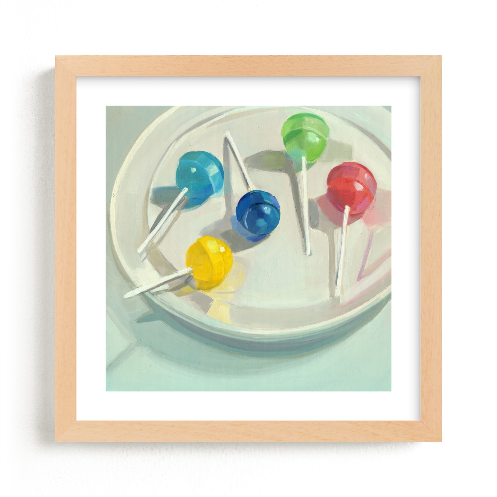 "Lollipops" - Limited Edition Art Print by Jenny Westenhofer in beautiful frame options and a variety of sizes.