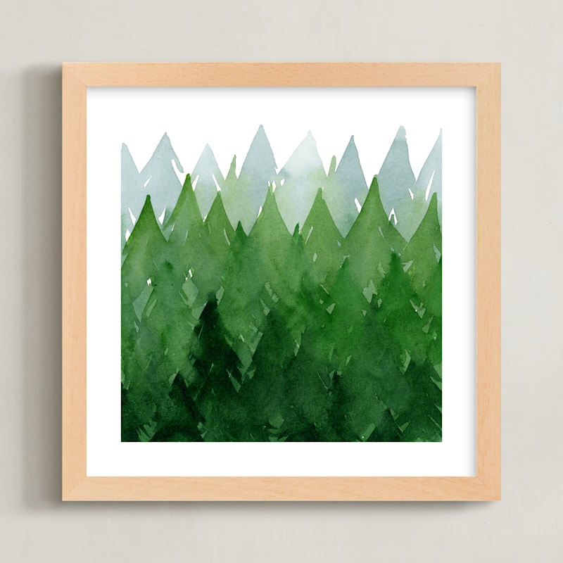 "Forest" - Limited Edition Art Print by Priscilla Lee in beautiful frame options and a variety of sizes.