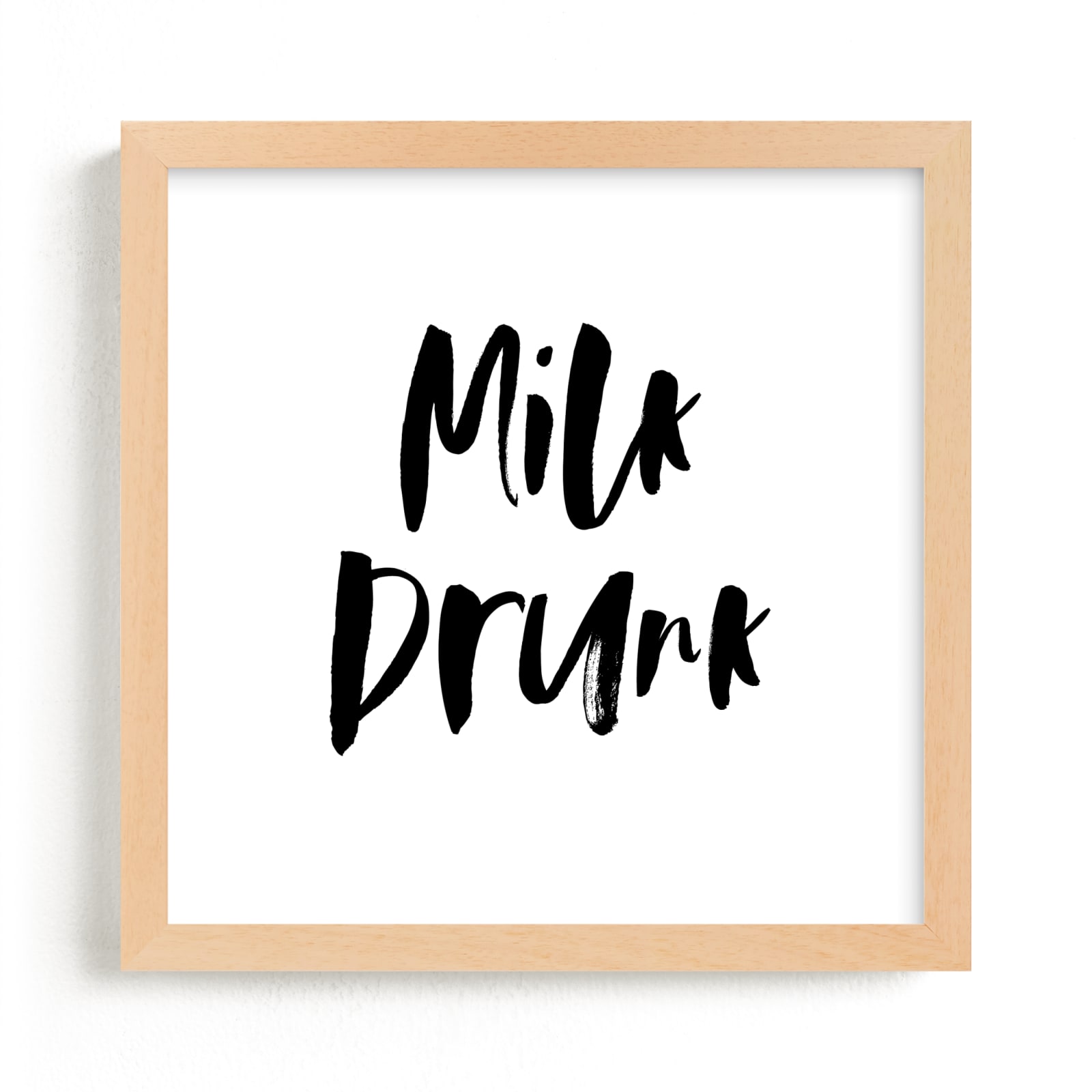 "Milk Drunk" - Art Print by Christie Garcia in beautiful frame options and a variety of sizes.