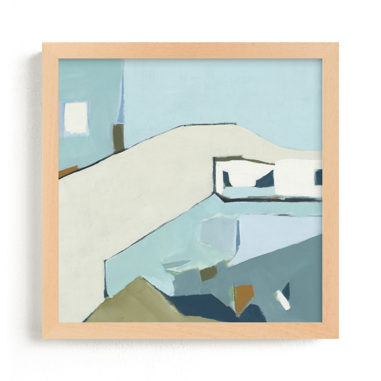 "Hillside Blues " by Karyn Denten in beautiful frame options and a variety of sizes.
