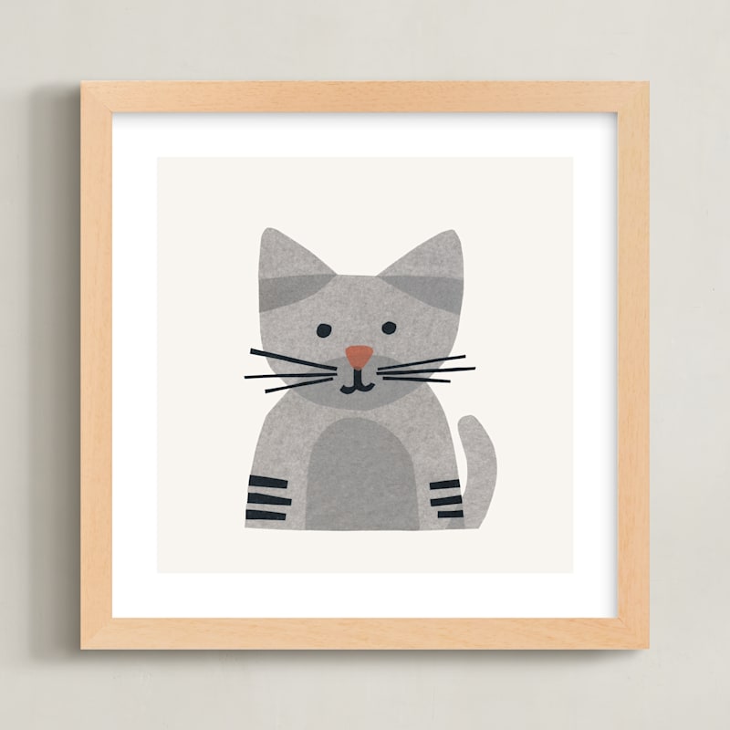 "Paper Pets 1" - Limited Edition Art Print by Carrie Moradi in beautiful frame options and a variety of sizes.