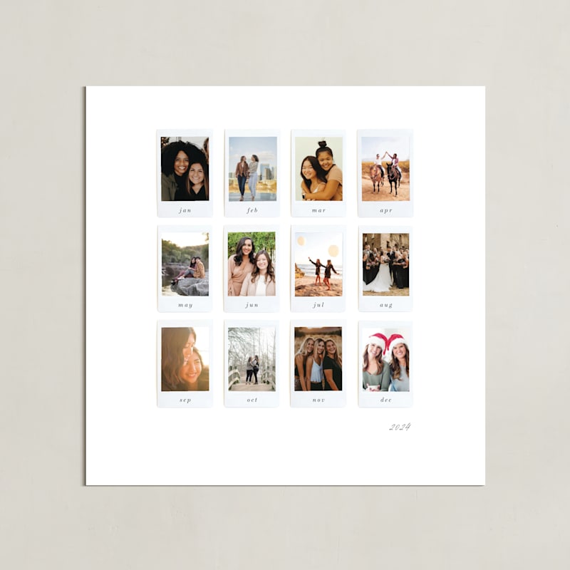 "Instant Gallery" - Framed Photo in White by Olivia Kanaley Inman - Unframed