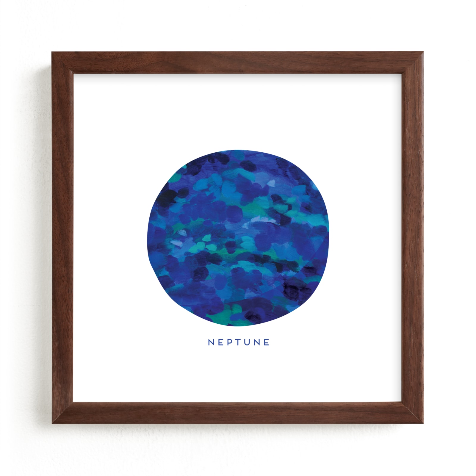 "Painted Neptune" - Art Print by Holly Whitcomb in beautiful frame options and a variety of sizes.