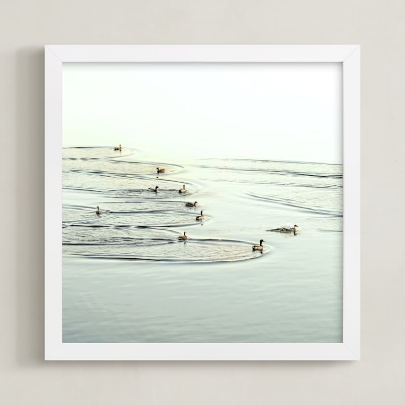 "Soft Landing" - Limited Edition Art Print by Debra Pruskowski in beautiful frame options and a variety of sizes.