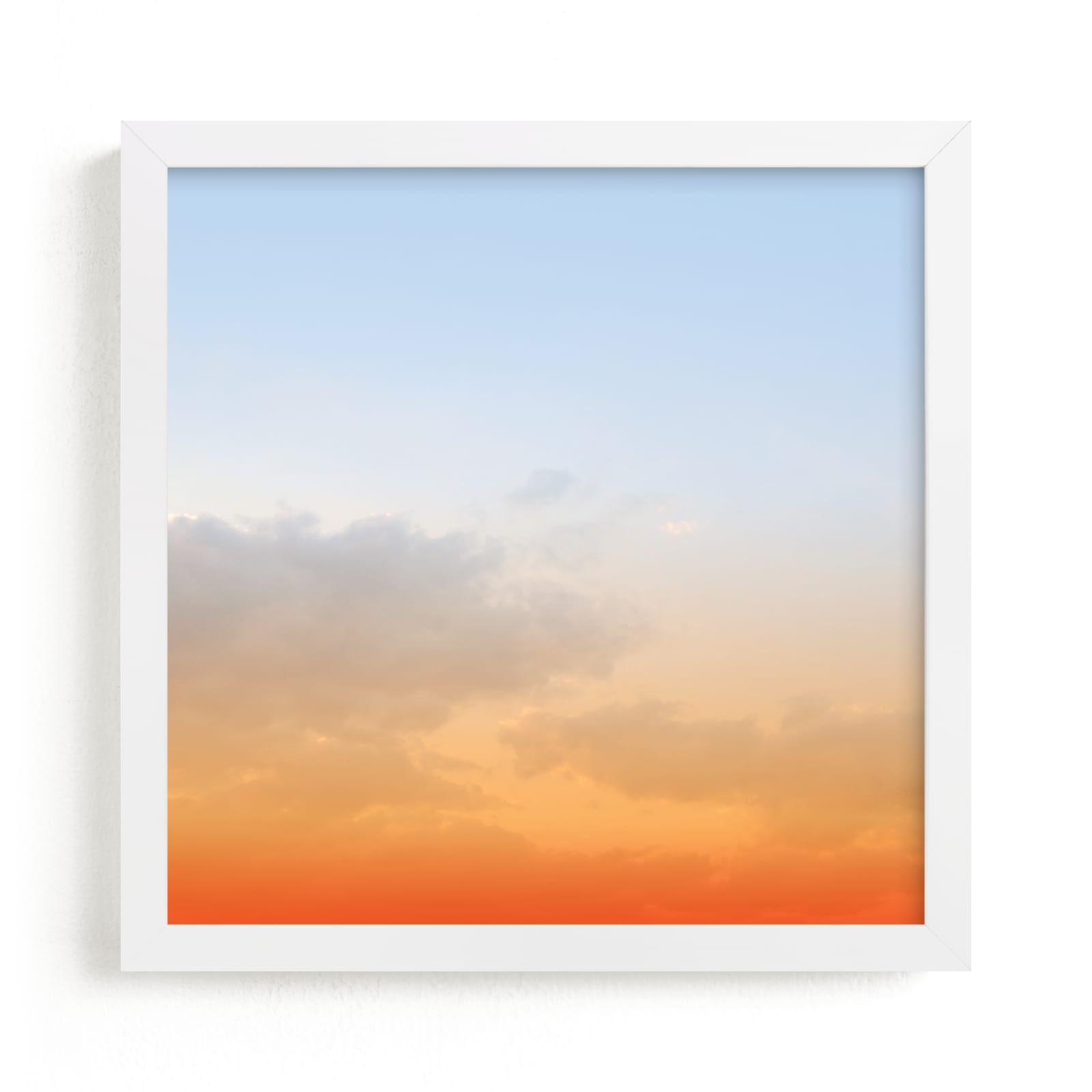 "Brooklyn Sky" - Limited Edition Art Print by Lauren Matsumoto in beautiful frame options and a variety of sizes.