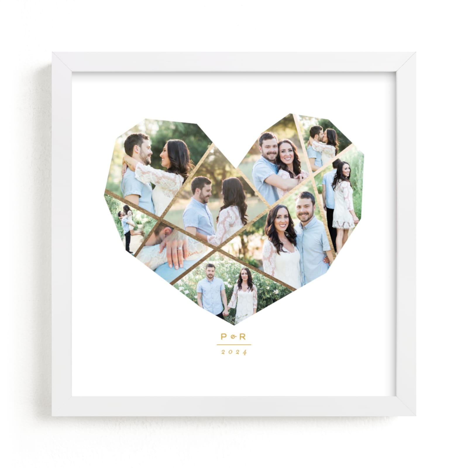 "Complete Love Foil" - Foil-pressed Photo Art by fatfatin in beautiful frame options and a variety of sizes.