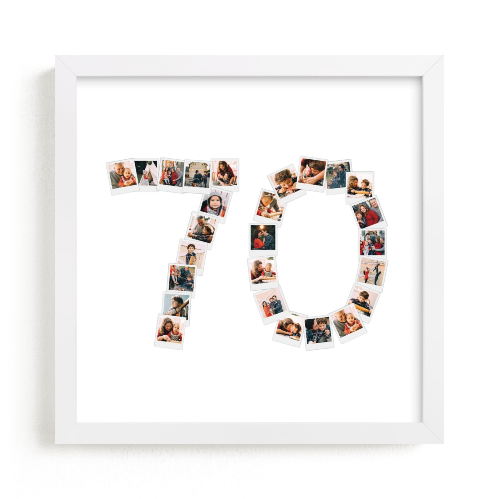 "70" - Custom Photo Art by Minted in beautiful frame options and a variety of sizes.