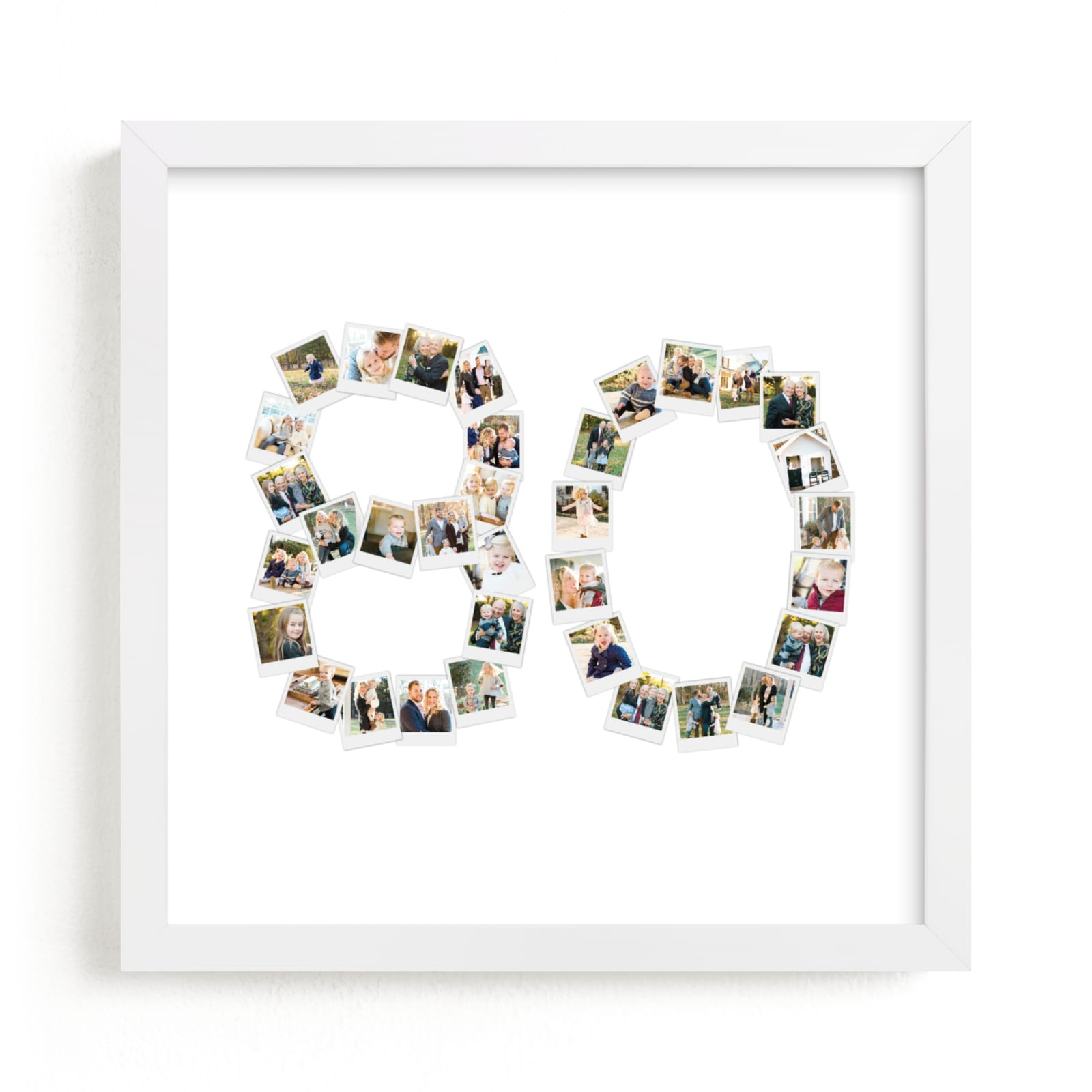 "80" - Custom Photo Art by Minted in beautiful frame options and a variety of sizes.