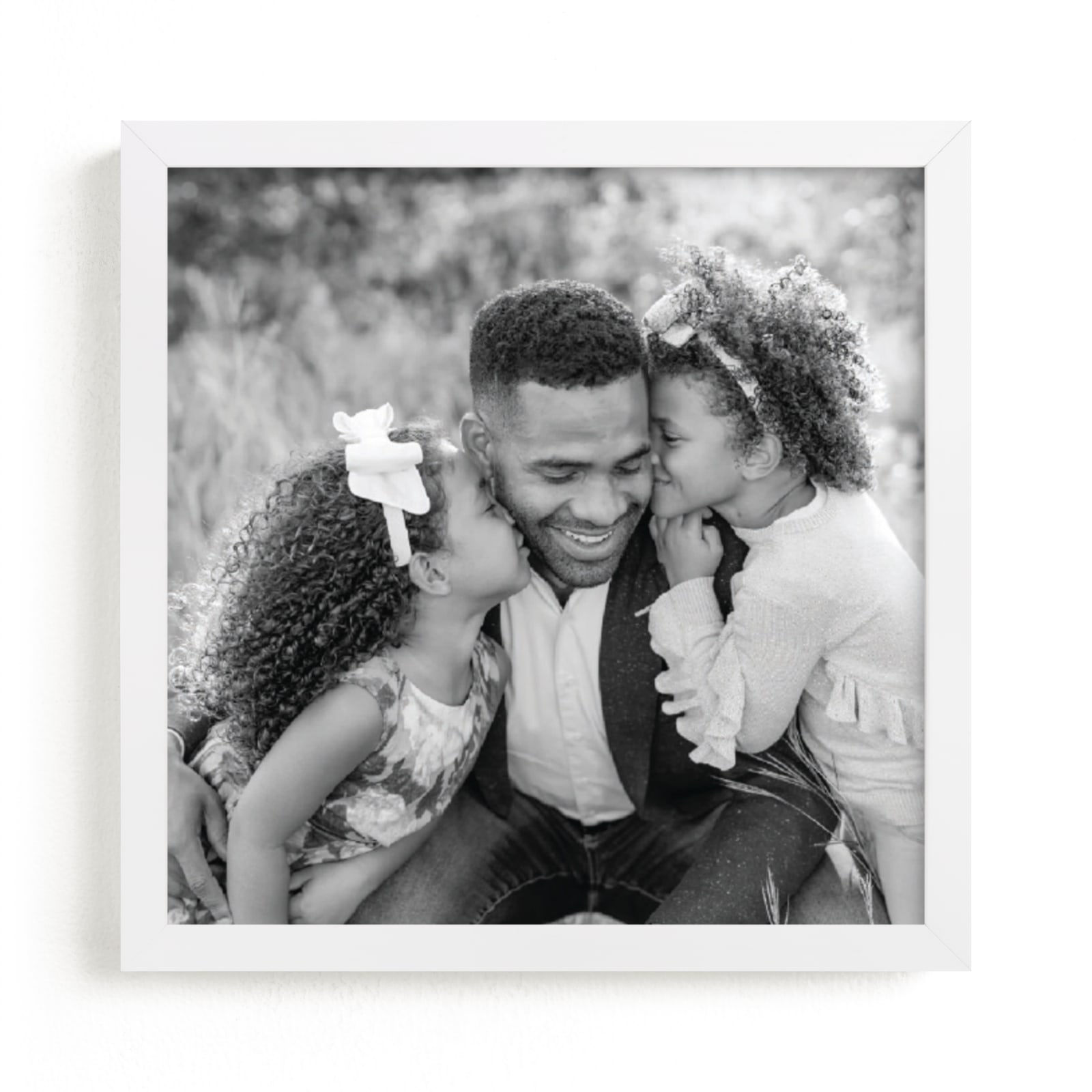 This is a white photo art by Minted Custom called Big Picture - Square.