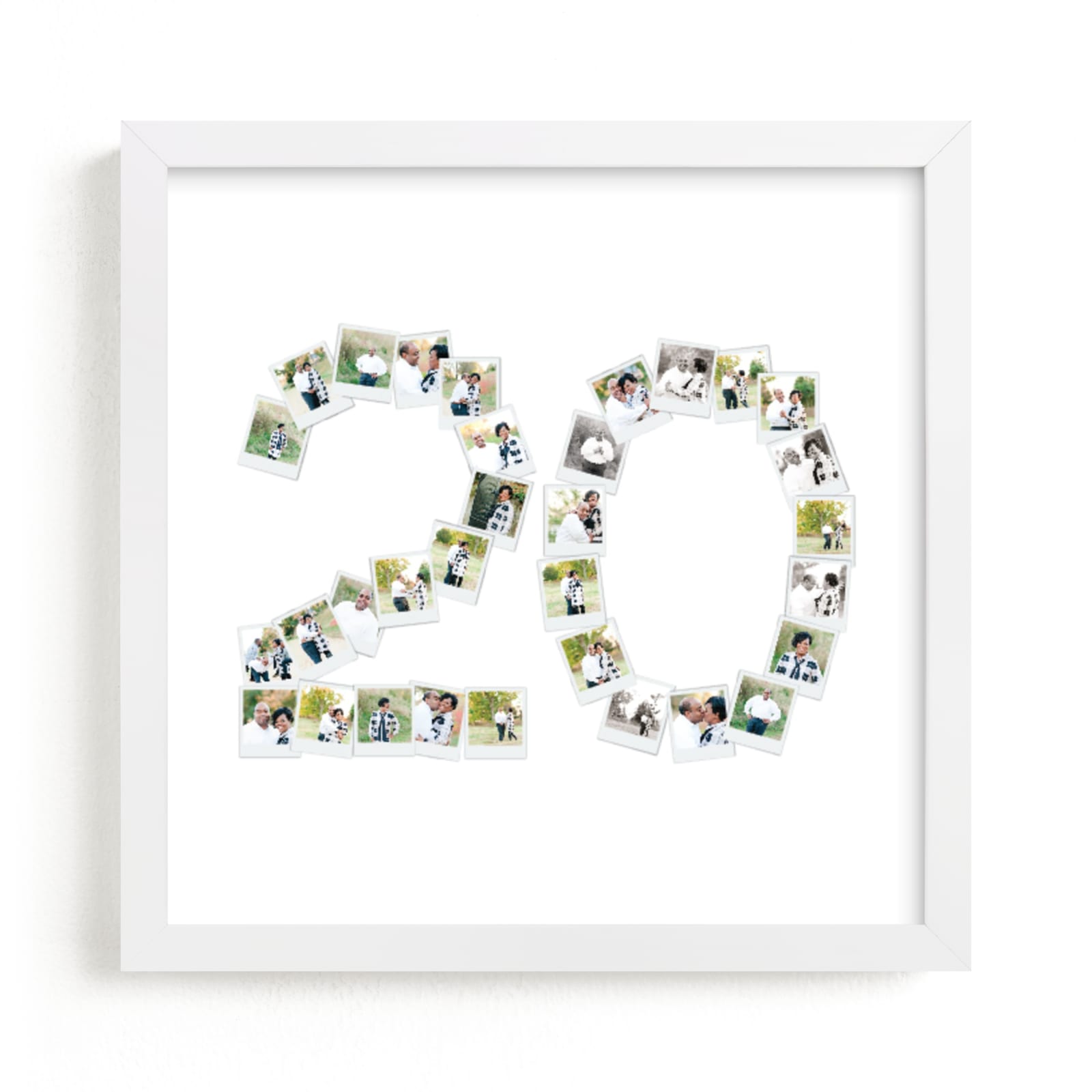 "20" - Custom Photo Art by Minted in beautiful frame options and a variety of sizes.