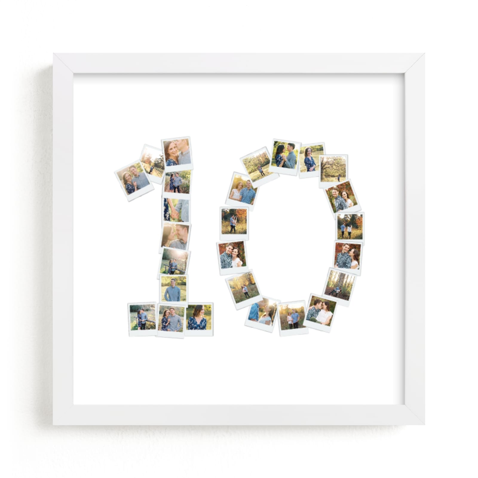 "10" - Custom Photo Art by Minted in beautiful frame options and a variety of sizes.