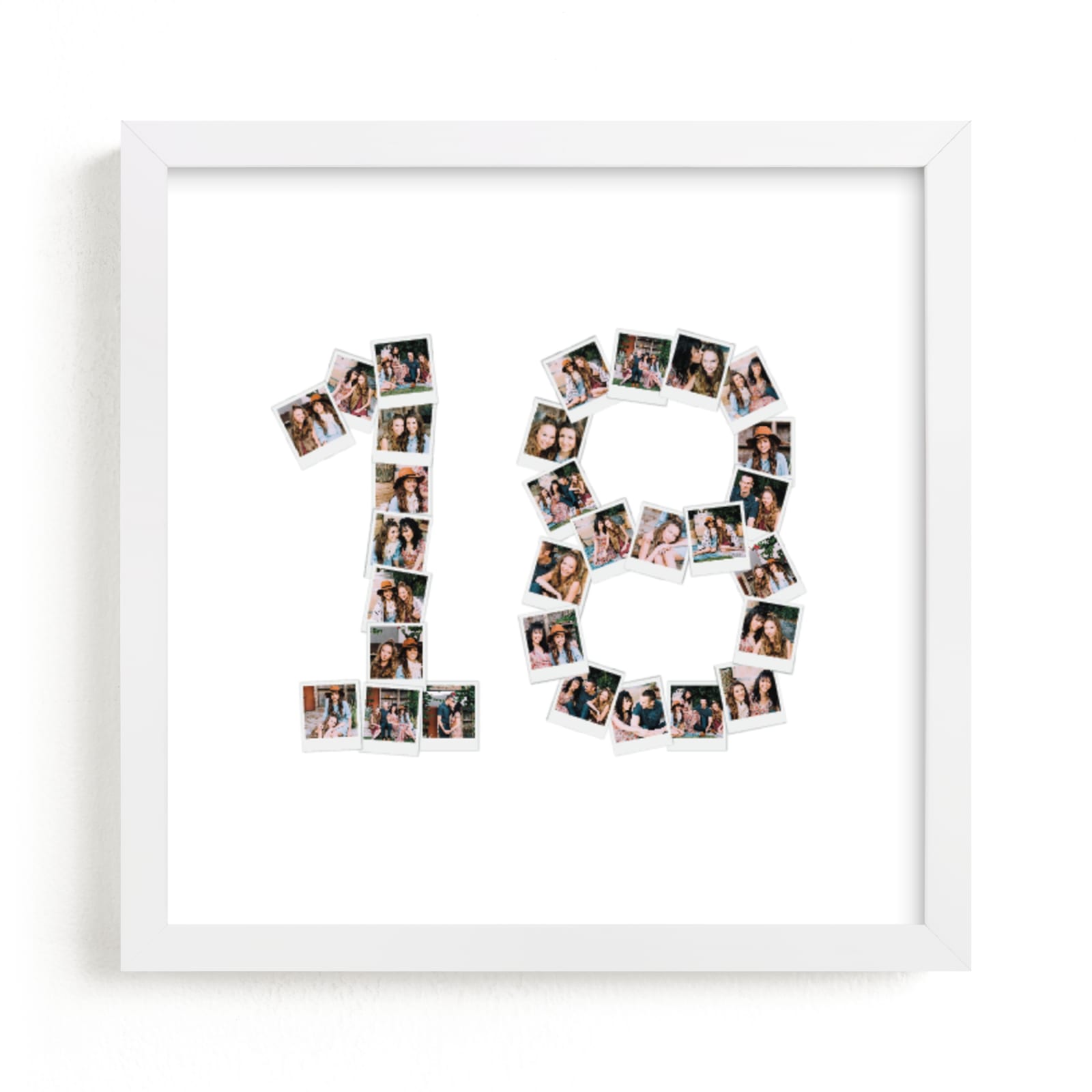 "18" - Custom Photo Art by Minted in beautiful frame options and a variety of sizes.