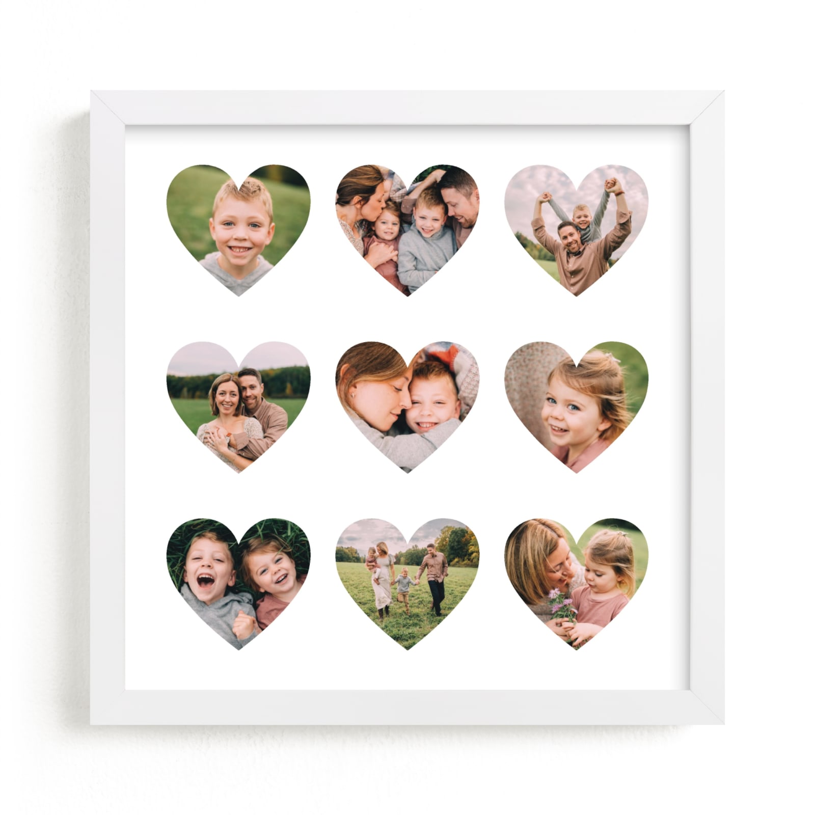 "Heart Gallery - Square" - Custom Photo Art by Minted in beautiful frame options and a variety of sizes.
