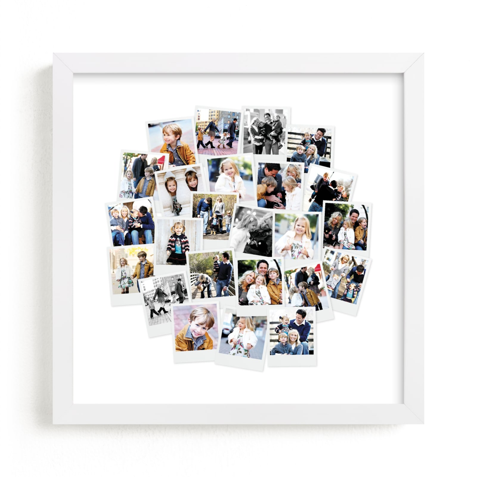 "Circle Snapshot Mix® Photo Art" - Custom Photo Art Print by Minted in beautiful frame options and a variety of sizes.
